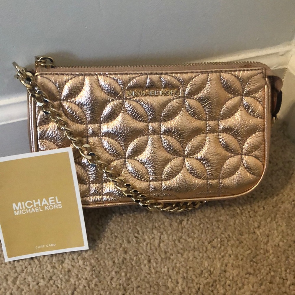 Michael Kors Rose Gold Purse